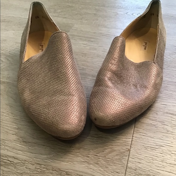 Paul Green Metallic Flats Loafers - Picture 5 of 5